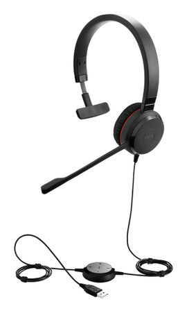Jabra - Headphones - Evolve 30 II USB C/A Stereo St Jabra - Headphones - Evolve 30 II USB C/A Stereo St