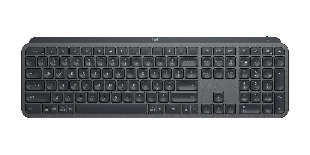 Logitech MX Keys Combo for Business - Juego de teclado y ratón - retroiluminación - inalámbrico - Bluetooth LE - QWERTY - español (Latinoamérica) - grafito