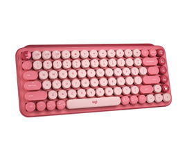 Teclado Inalámbrico POP Keys Logitech - Bluetooth 5.1 - Diseño Ergonómico - Color Amarillo