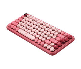 Teclado Inalámbrico POP Keys Logitech - Bluetooth 5.1 - Diseño Ergonómico - Color Amarillo