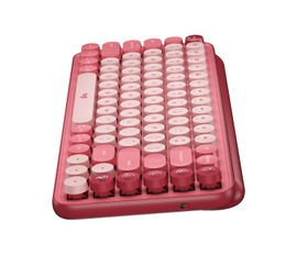 Teclado Inalámbrico POP Keys Logitech - Bluetooth 5.1 - Diseño Ergonómico - Color Amarillo