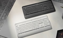 Logitech Signature K650 Comfort Full-Size Wireless Keyboard with Wrist Rest, Graphite - Teclado - inalámbrico - Bluetooth LE - grafito