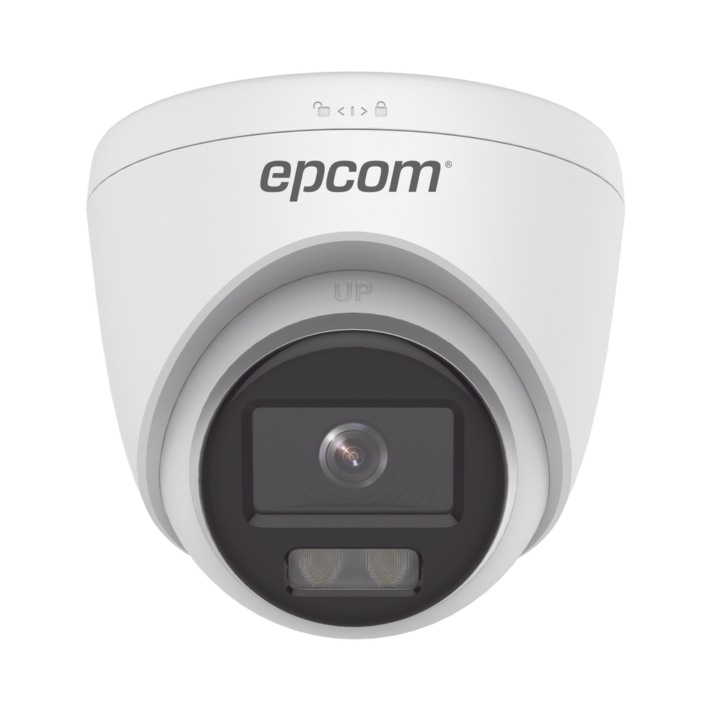 IP Turret camera 2 Megapixel / 24/7 color image /PoE / 2.8mm fixed lens / White Light 98 ft / IP67 / dWDR