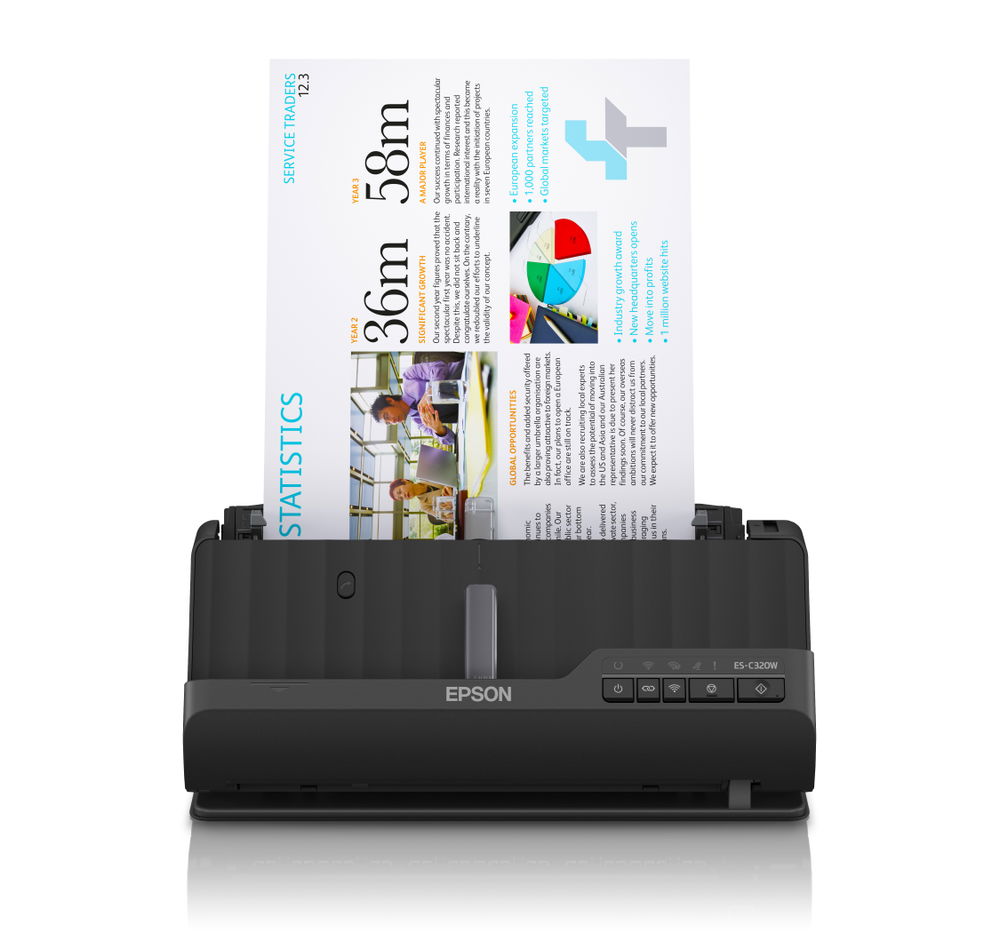 Epson WorkForce ES-C320W - Document scanner - USB 2.0 / Wi-Fi Epson WorkForce ES-C320W - Document scanner - USB 2.0 / Wi-Fi