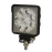 Luz de Trabajo Cuadrada Ultra Brillante, 9 led,1450 lumenes, 12-24 Vcd