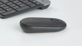 Logitech Pebble Wireless Mouse with Bluetooth or 2.4 GHz Receiver - Sand - Ratón - óptico - 3 botones - inalámbrico - Bluetooth - receptor inalámbrico USB - arena