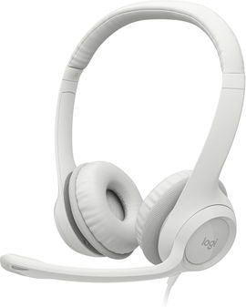 Audífonos USB Logitech H390 Para Computadora – Color Blanco 