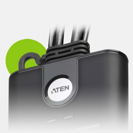 Switch KVM | USB FHD HDMI | de 2 puertos en formato cable