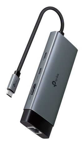 Adaptador HUB 6 en 1, 1 puerto USB-C entrada, 1 puerto HDMI 4K, 1 puerto Ethernet Gigabit, 1 puerto USB-C y 2 puertos USB-A Adaptador HUB 6 en 1, 1 puerto USB-C entrada, 1 puerto HDMI 4K, 1 puerto Ethernet Gigabit, 1 puerto USB-C y 2 puertos USB-A