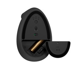 Logitech Lift Left Vertical Ergonomic Mouse - Ratón vertical - ergonómico - zurdo - 6 botones - inalámbrico - Bluetooth, 2.4 GHz - receptor de USB Logitech Logi Bolt - grafito
