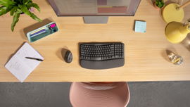 Logitech Lift Left Vertical Ergonomic Mouse - Ratón vertical - ergonómico - zurdo - 6 botones - inalámbrico - Bluetooth, 2.4 GHz - receptor de USB Logitech Logi Bolt - grafito
