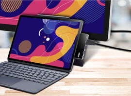 USB-C Travel Dock con Power Pass-Through USB-C Travel Dock con Power Pass-Through