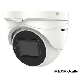 Eyeball TURBOHD 5 Megapixel / Motorized lens 2.7 a 13.5 mm / 40 m IR EXIR / dWDR / 4 Technologies (TVI / AHD / CVI / CVBS) / IP67