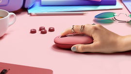 Mouse Bluetooth 5.1 - 4 Botones - Logitech POP - Rompecorazones Mouse Bluetooth 5.1 - 4 Botones - Logitech POP - Rompecorazones