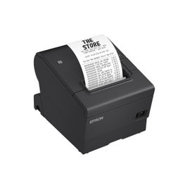 Epson OmniLink TM-T88VII - Impresora de recibos - línea térmica - Rollo (7,95 cm) - 180 ppp - hasta 500 mm/segundo - USB, LAN - cortador - negro