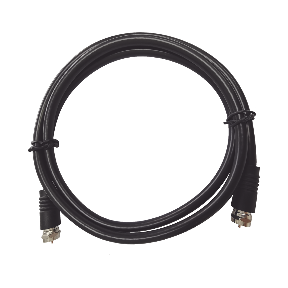 Conector Cable Coaxial / F Macho a F Macho / 30 Centimetros / Cable RG6
