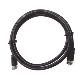 Conector Cable Coaxial / F Macho a F Macho / 30 Centimetros / Cable RG6