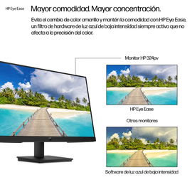 HP - LED-backlit LCD monitor - 23.8