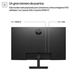 HP - LED-backlit LCD monitor - 23.8