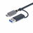 StarTech.com - USB adapter - 3 puertos - Lector de Tarjetas