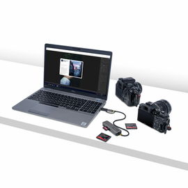 StarTech.com - USB adapter - 3 puertos - Lector de Tarjetas