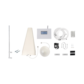 Kit de Amplificador de Señal Celular 4G LTE con Mástil Liviano de Pared | Funciona con Todos los Operadores | Soporta Múltiples Dispositivos y Tecnologías | Hasta 500 metros cuadrados de Cobertura