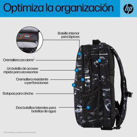 HP - Campus XL - mochila para transporte de portátil - 16.1 HP - Campus XL - mochila para transporte de portátil - 16.1