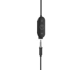 Logitech Zone Wired Earbuds - Auricular - en oreja - cableado - conector de 3,5 mm - aislamiento de ruido - grafito - Certificado para Skype Empresarial, Certificado para Equipos de Microsoft