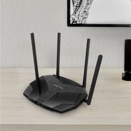 Mercusys MR70X V1 - Enrutador inalámbrico conmutador de 3 puertos - 1GbE - Wi-Fi 6 - Doble banda Mercusys MR70X V1 - Enrutador inalámbrico conmutador de 3 puertos - 1GbE - Wi-Fi 6 - Doble banda