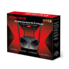 Mercusys MR70X V1 - Enrutador inalámbrico conmutador de 3 puertos - 1GbE - Wi-Fi 6 - Doble banda Mercusys MR70X V1 - Enrutador inalámbrico conmutador de 3 puertos - 1GbE - Wi-Fi 6 - Doble banda