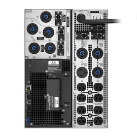 APC Smart-UPS SRT 6000VA - UPS - CA 208 V - 6000 vatios - 6000 VA - Ethernet 10/100, USB - conectores de salida: 16 - negro - con Transformador reductor de 208/240 V a 120 V