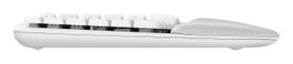 Teclado Wave Keys Serie Ergo Logitech Color Blanco