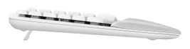 Teclado Wave Keys Serie Ergo Logitech Color Blanco