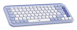 Logitech Pop Icon Combo - Keyboard and mouse set - Spanish (Latin American) - Lilac