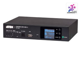 Sistema de control ATEN| Caja de control compacta Gen. 2 | CPU de cuatro núcleos | 2/1 GB de memoria | Monitor LCD | LAN doble y aislada Sistema de control ATEN| Caja de control compacta Gen. 2 | CPU de cuatro núcleos | 2/1 GB de memoria | Monitor LCD | LAN doble y aislada