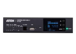 Sistema de control ATEN| Caja de control compacta Gen. 2 | CPU de cuatro núcleos | 2/1 GB de memoria | Monitor LCD | LAN doble y aislada Sistema de control ATEN| Caja de control compacta Gen. 2 | CPU de cuatro núcleos | 2/1 GB de memoria | Monitor LCD | LAN doble y aislada