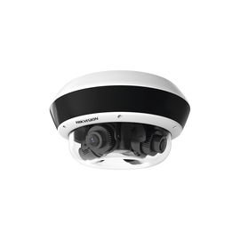 PanoVu Series / Vista Panorámica 360º / 4 Lentes Mot. 2.8 a 12 mm / 20 Megapixel en Total / DARKFIGHTER /Exterior IP67 / IK10 / Hi-PoE / WDR / 30 mts IR