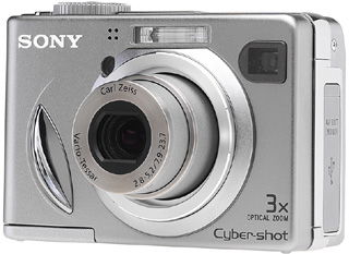 Sony Cyber-shot DSC-W5 - Cámara digital - compacta - 5.1 MP - 3x zoom óptico - Carl Zeiss - flash 32 MB - plata Sony Cyber-shot DSC-W5 - Cámara digital - compacta - 5.1 MP - 3x zoom óptico - Carl Zeiss - flash 32 MB - plata