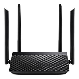 ASUS RT-AC1200 V2 - Enrutador inalámbrico conmutador de 4 puertos - Wi-Fi 5 - Doble banda