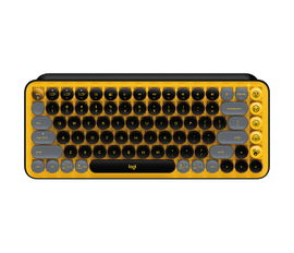 Teclado Mecánico Logitech POP Keys con teclas Emoji - Color: Amarillo Explosivo (ESP)