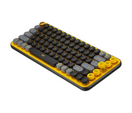 Teclado Mecánico Logitech POP Keys con teclas Emoji - Color: Amarillo Explosivo (ESP)