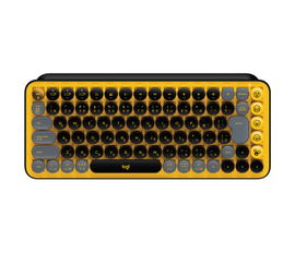 Teclado Mecánico Logitech POP Keys con teclas Emoji - Color: Amarillo Explosivo (ESP)