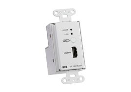 Transmisor HDMI HDBaseT-Lite con placa de pared estadounidense/PoH