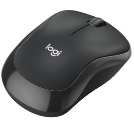 Logitech M220 Silent - Ratón - óptico - 3 botones - inalámbrico - 2.4 GHz - receptor inalámbrico USB - grafito