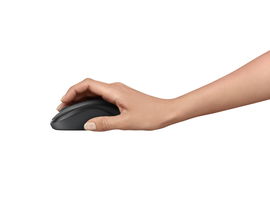Logitech M220 Silent - Ratón - óptico - 3 botones - inalámbrico - 2.4 GHz - receptor inalámbrico USB - grafito