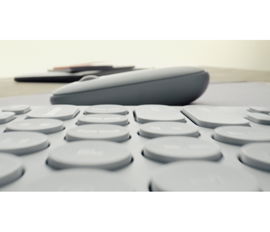Ratón Óptico inalámbrico - Bluetooth Logitech Pebble 2 M350s Color Grafito