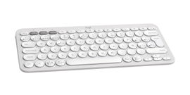 Teclado Inalámbrico Pebble Keys 2 K380s Logitech Color Blanco