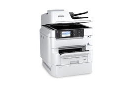 Epson WorkForce Pro WF-C879R - Impresora multifunción - color - chorro de tinta - 297 x 432 mm (original) - A3 (material) - hasta 24 ppm (copiando) - hasta 26 ppm (impresión) - 250 hojas - 33.6 Kbps - Gigabit LAN, USB 3.0, Wi-Fi(ac)