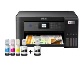 Epson EcoTank L4260 - Impresora multifunción - color - chorro de tinta - rellenable - Letter A (216 x 279 mm)/A4 (210 x 297 mm) (original) - A4/Legal (material) - hasta 7.7 ppm (copiando) - hasta 10.5 ppm (impresión) - 100 hojas - USB 2.0, Wi-Fi(n) Epson EcoTank L4260 - Impresora multifunción - color - chorro de tinta - rellenable - Letter A (216 x 279 mm)/A4 (210 x 297 mm) (original) - A4/Legal (material) - hasta 7.7 ppm (copiando) - hasta 10.5 ppm (impresión) - 100 hojas - USB 2.0, Wi-Fi(n)