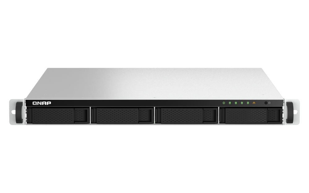 QNAP TS-464U-RP - Servidor NAS - 4 compartimentos - montaje en bastidor - SATA 6Gb/s - RAID RAID 0, 1, 5, 6, 10, JBOD - RAM 8 GB - 2.5 Gigabit Ethernet - iSCSI soporta - 1U QNAP TS-464U-RP - Servidor NAS - 4 compartimentos - montaje en bastidor - SATA 6Gb/s - RAID RAID 0, 1, 5, 6, 10, JBOD - RAM 8 GB - 2.5 Gigabit Ethernet - iSCSI soporta - 1U